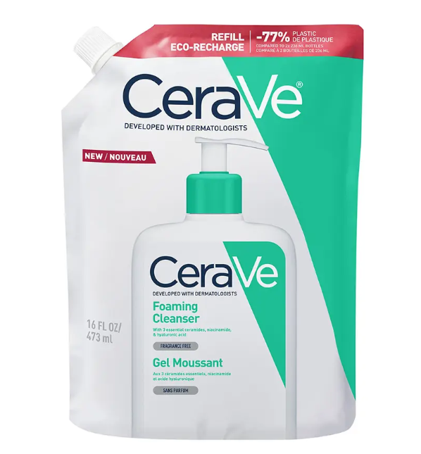 Cerave Ricarica Gel Detergente Schiumogeno 473 ml